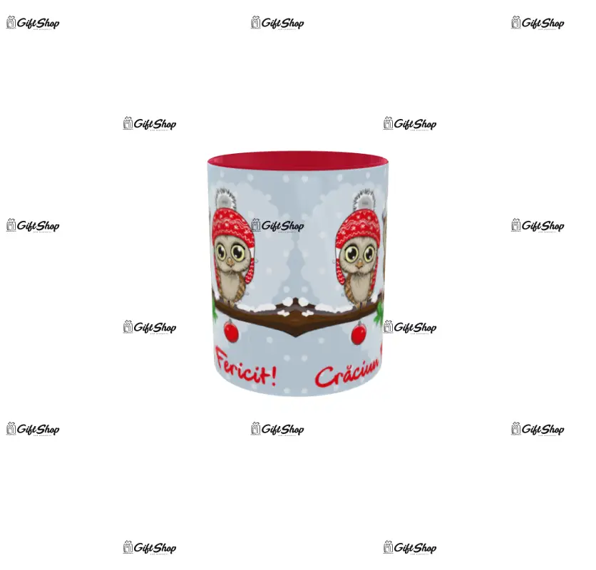 Craciun fericit, cana ceramica, 330ml, model cgs1710